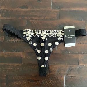 Carrie Amber Intimates Thong Panties Large